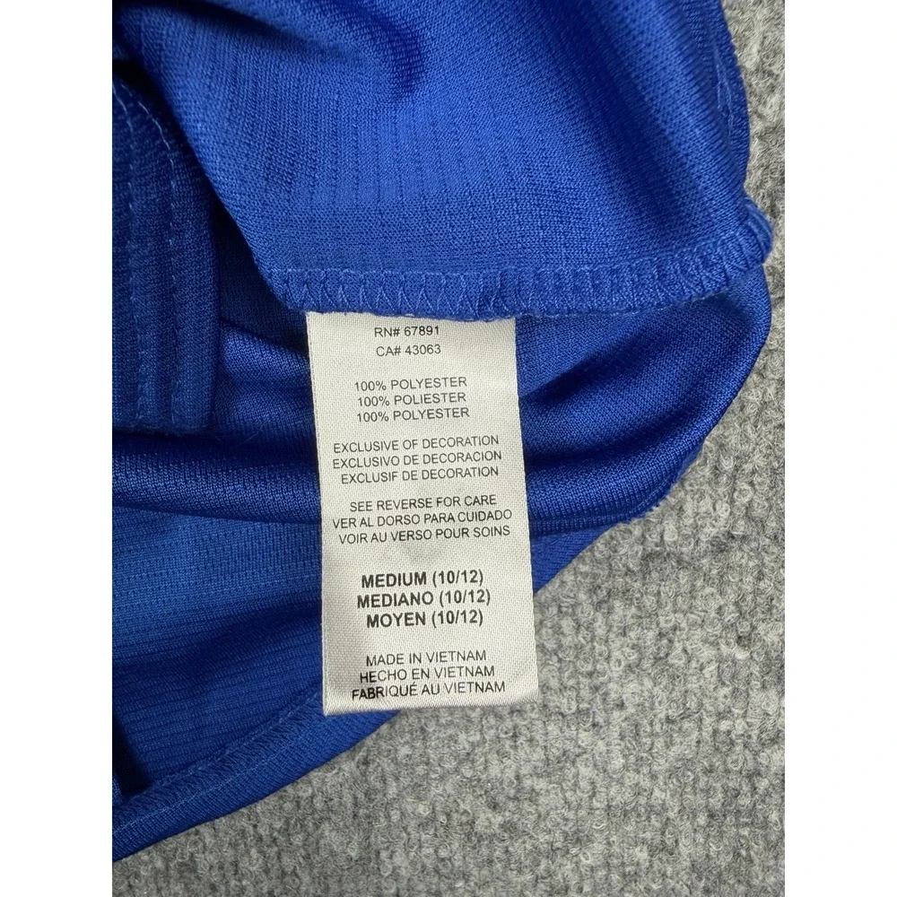 Nike Chicago Cubs Javier Baez #9 Youth M Blue MLB Baseball Jersey #1148